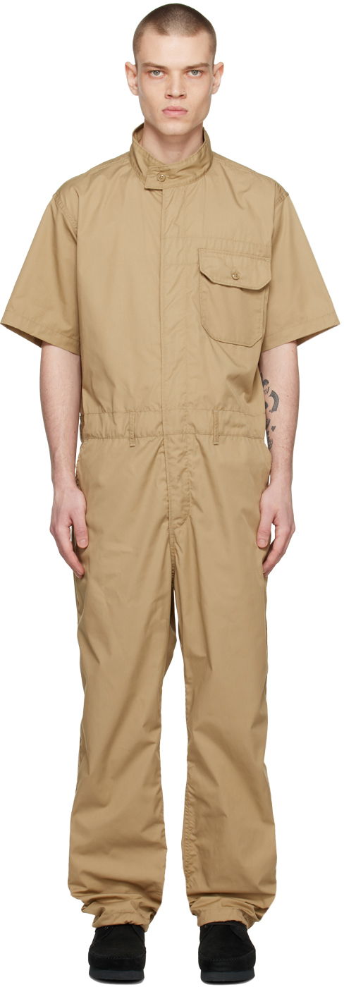 Jumpsuit Engineered Garments Beige Racing Jumpsuit Beige | 23S1F025, 0