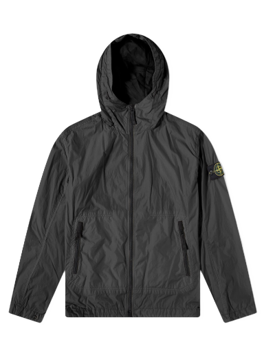 Vindjakke Stone Island Crinkle Reps Hooded Jacket Sort | 781540522-V0029