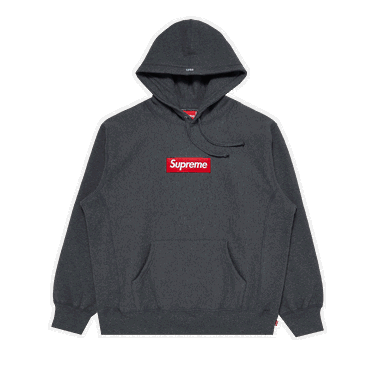 Sweatshirt Supreme Box Logo Hooded Sweatshirt "Charcoal" Sort | FW21SW35 CHARCOAL, 0