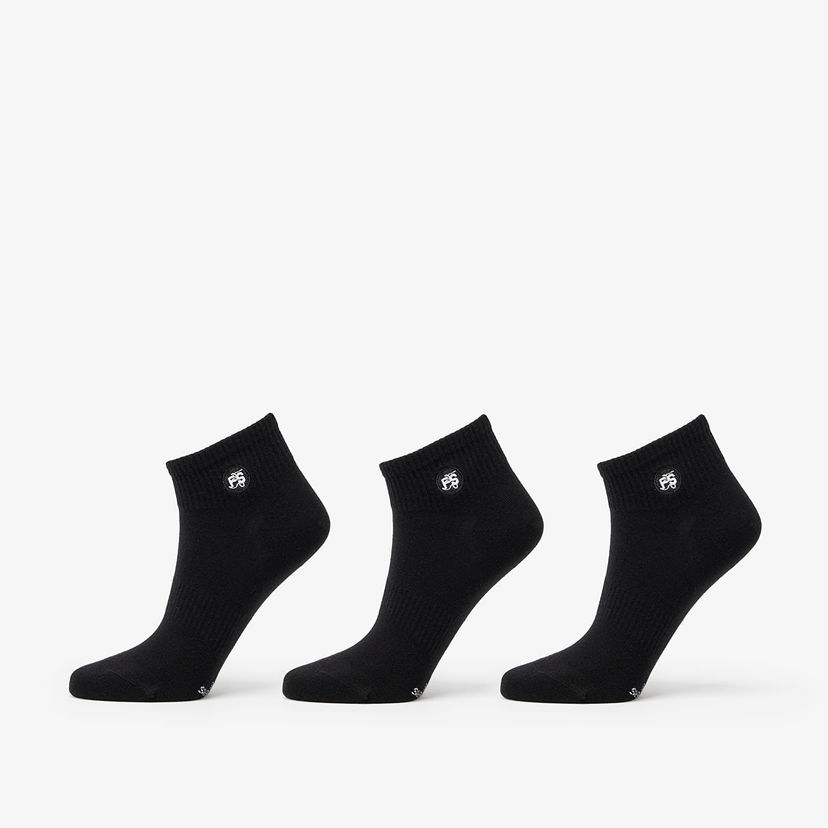 Sokker Footshop Ankle Socks 3-Pack Black Sort | FTSHP_374