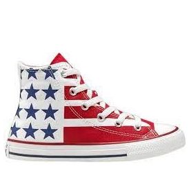 Sneakers og sko Converse Converse Chuck Taylor All Star High Top American Flag Print Flerfarvet | 667794F, 0