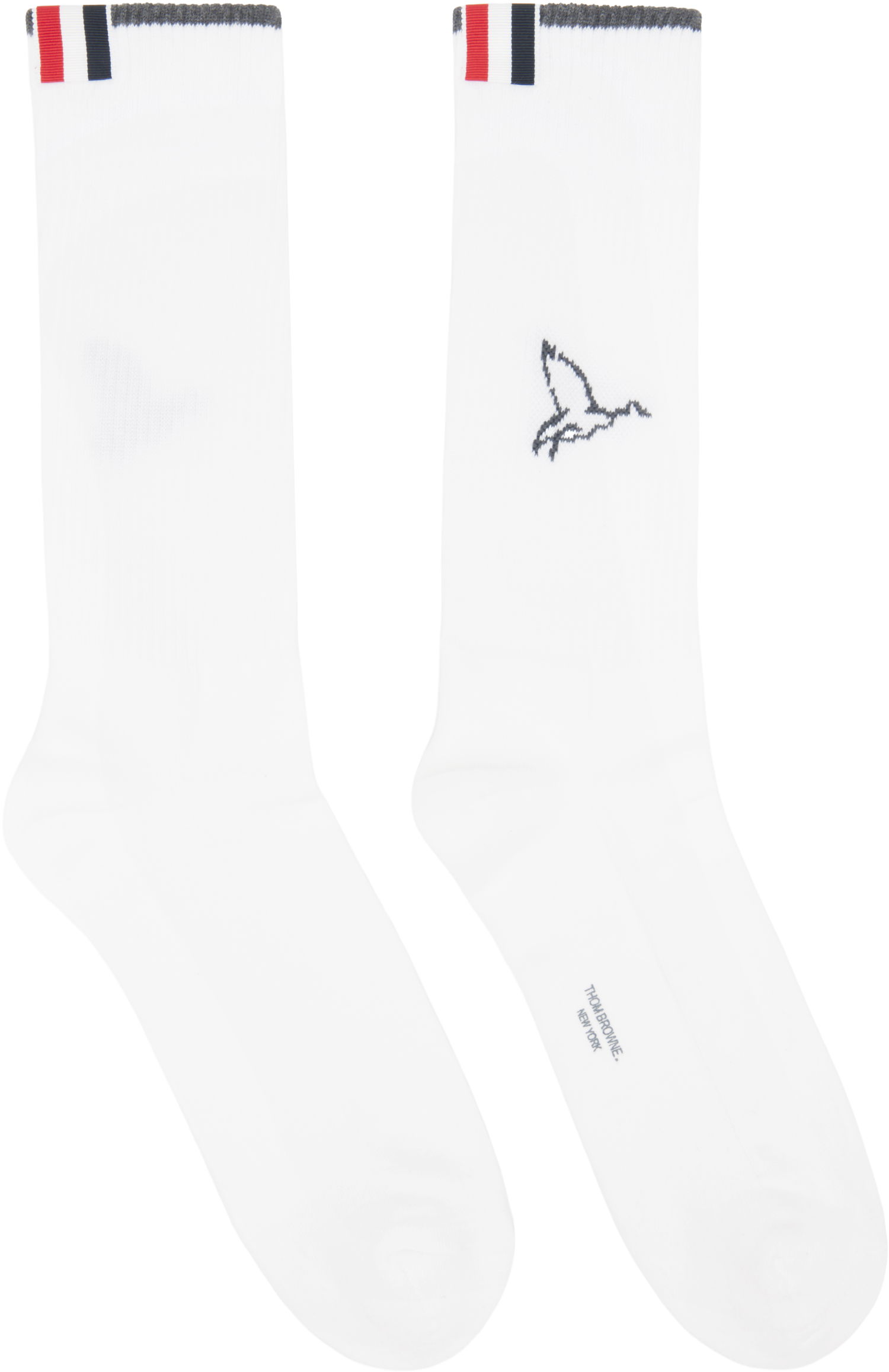 Sokker Thom Browne Thom Browne Geese Icon Socks Hvid | MAS206A-Y3022, 0