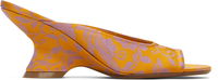 Dries Van Noten Open-Toe Jacquard Mules