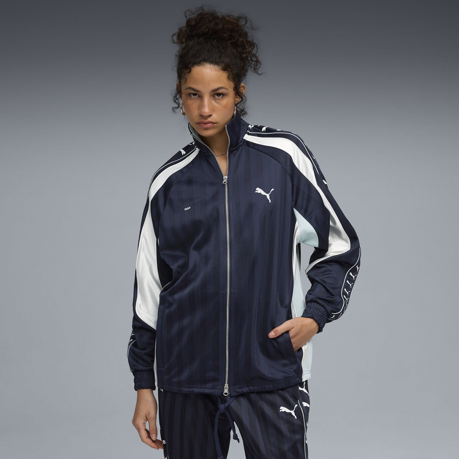 Jakke Puma PUMA x GUIZIO T7 Women's Track Jacket Mørkeblå | 632558_06, 0
