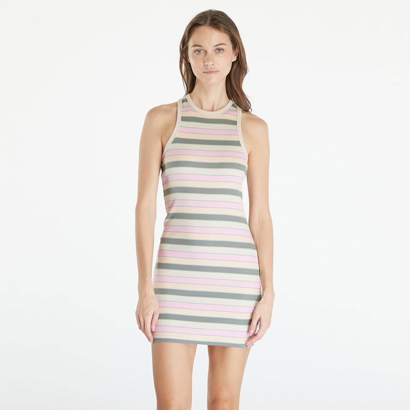 Kjole Roxy Dresses Back To Beautiful Agave Green Very Vista Stripeh Grøn | ERJKD03470-GNY5