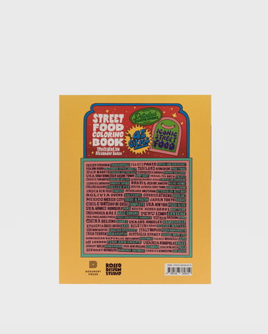 Bog og blad gestalten Street Food Coloring Book Gul | 9789188369819, 2