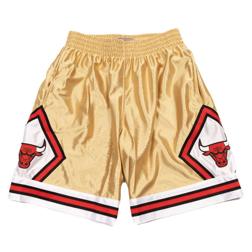 Shorts Mitchell & Ness Chicago Bulls 75th Gold Swingman Shorts Metalisk | SMSH4399-CBU97PPPGOLD, 0