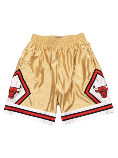 Shorts Mitchell & Ness Chicago Bulls 75th Gold Swingman Shorts Metalisk | SMSH4399-CBU97PPPGOLD
