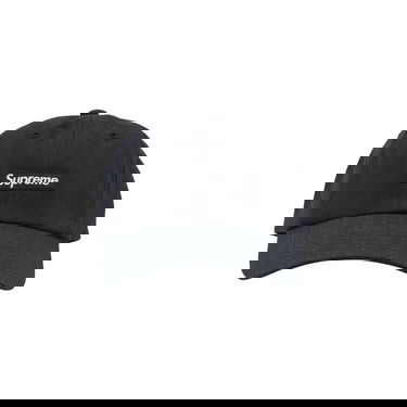 Kasket Supreme Brushed Cordura Small Box 6-Panel Sort | FW22H93 BLACK, 1