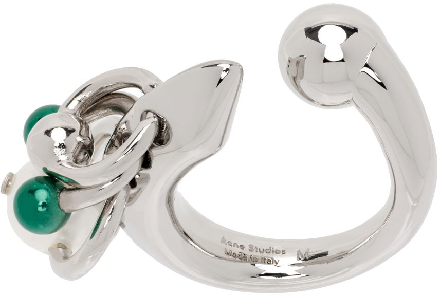 Ring Acne Studios Multi Charm Ring Grå | C50423-, 0