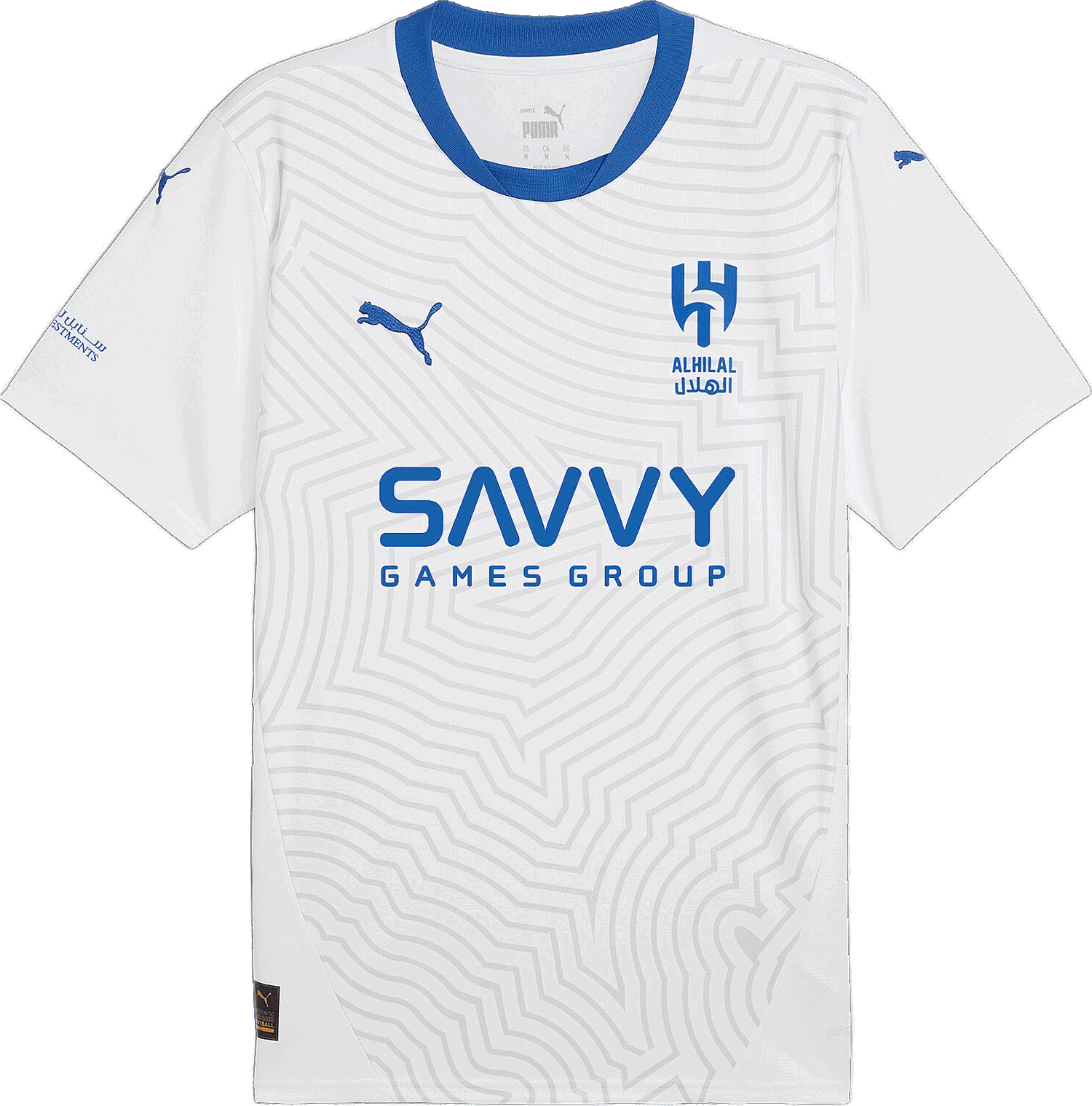 Jersey Puma Al Hilal SFC Away Jersey Replica w/o Sponsor 2024/25 Hvid | 778882-02, 0