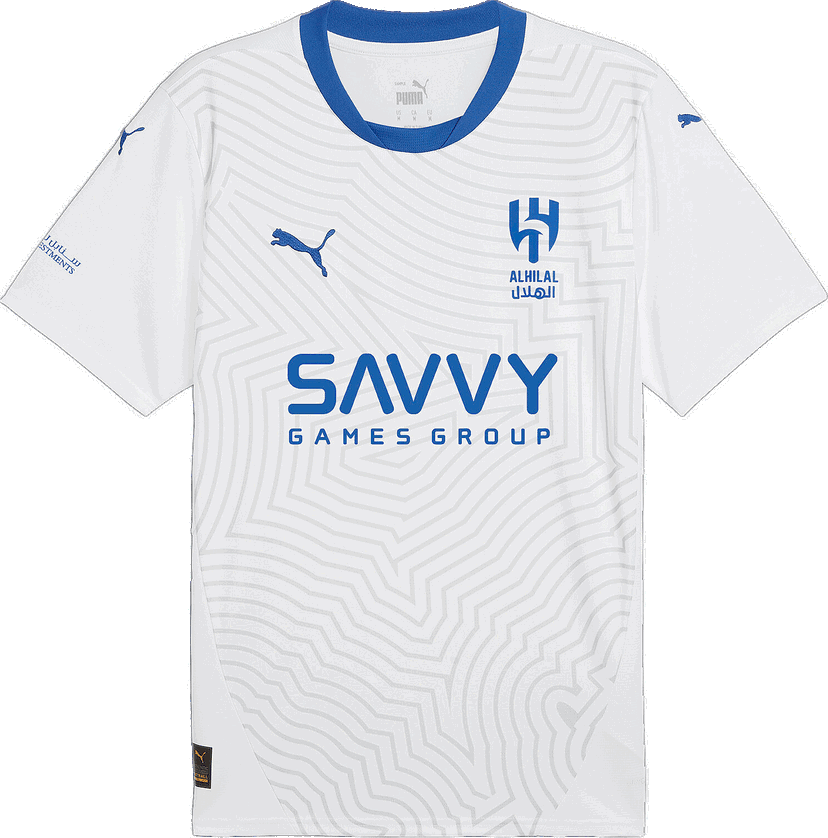 Jersey Puma Al Hilal SFC Away Jersey Replica w/o Sponsor 2024/25 Hvid | 778882-02