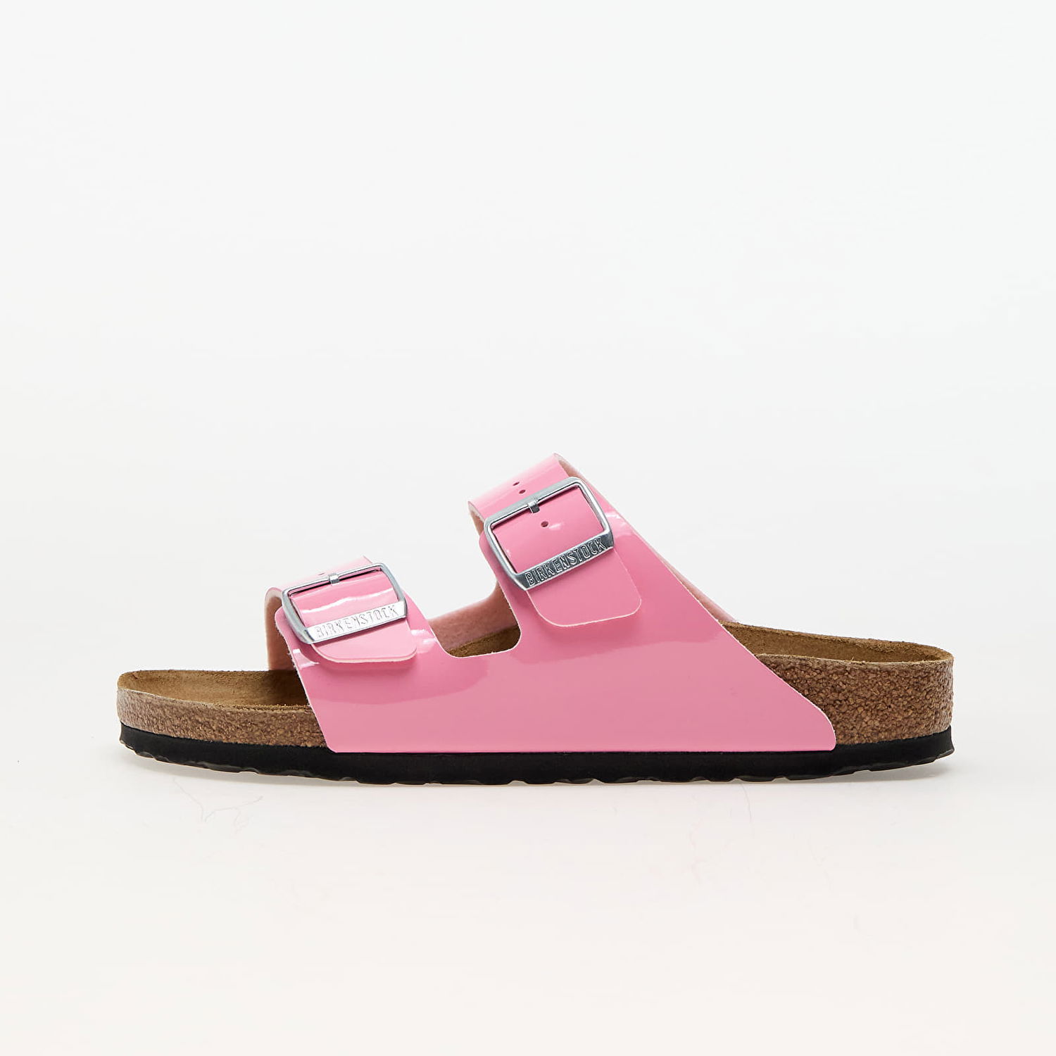 Sneakers og sko Birkenstock Arizona Birko-Flor Patent Patent Candy Pink/Black Lyserød | 1026957, 0