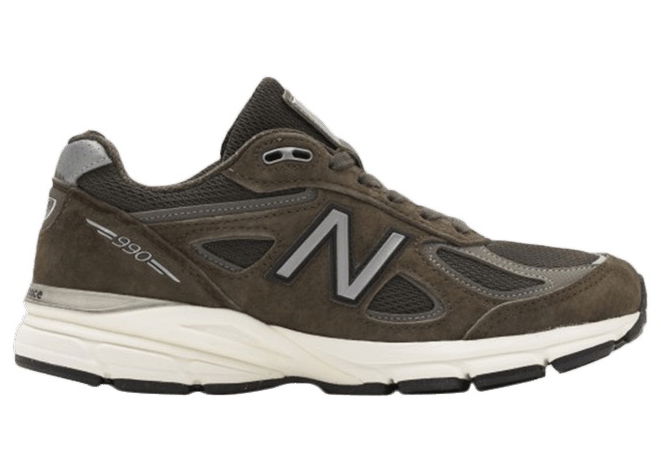 Sneakers og sko New Balance 990v4 MiUSA Military Green W Grøn | W990MG4, 0
