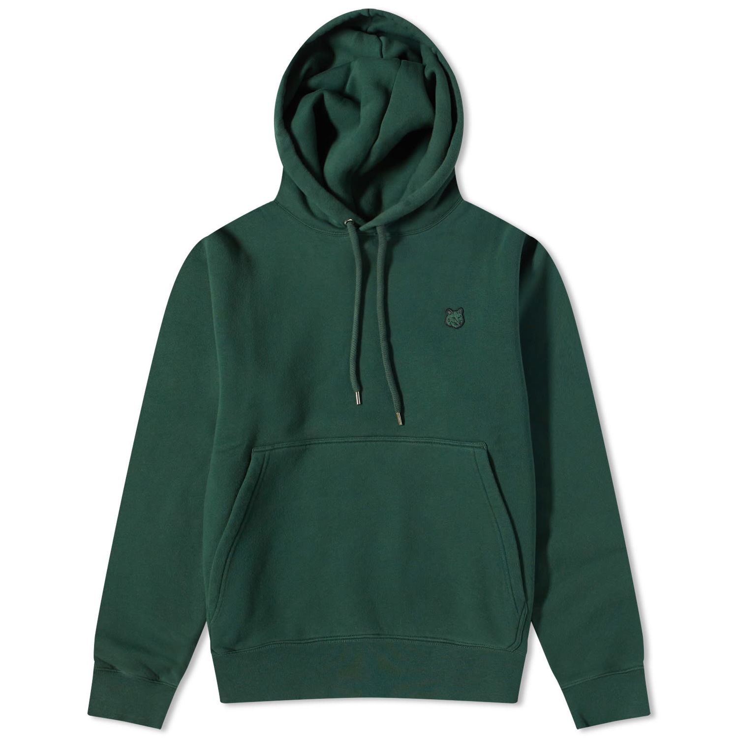 Sweatshirt MAISON KITSUNÉ Fox Head Patch Regular Hoodie Grøn | LM00703KM0307-P399, 0