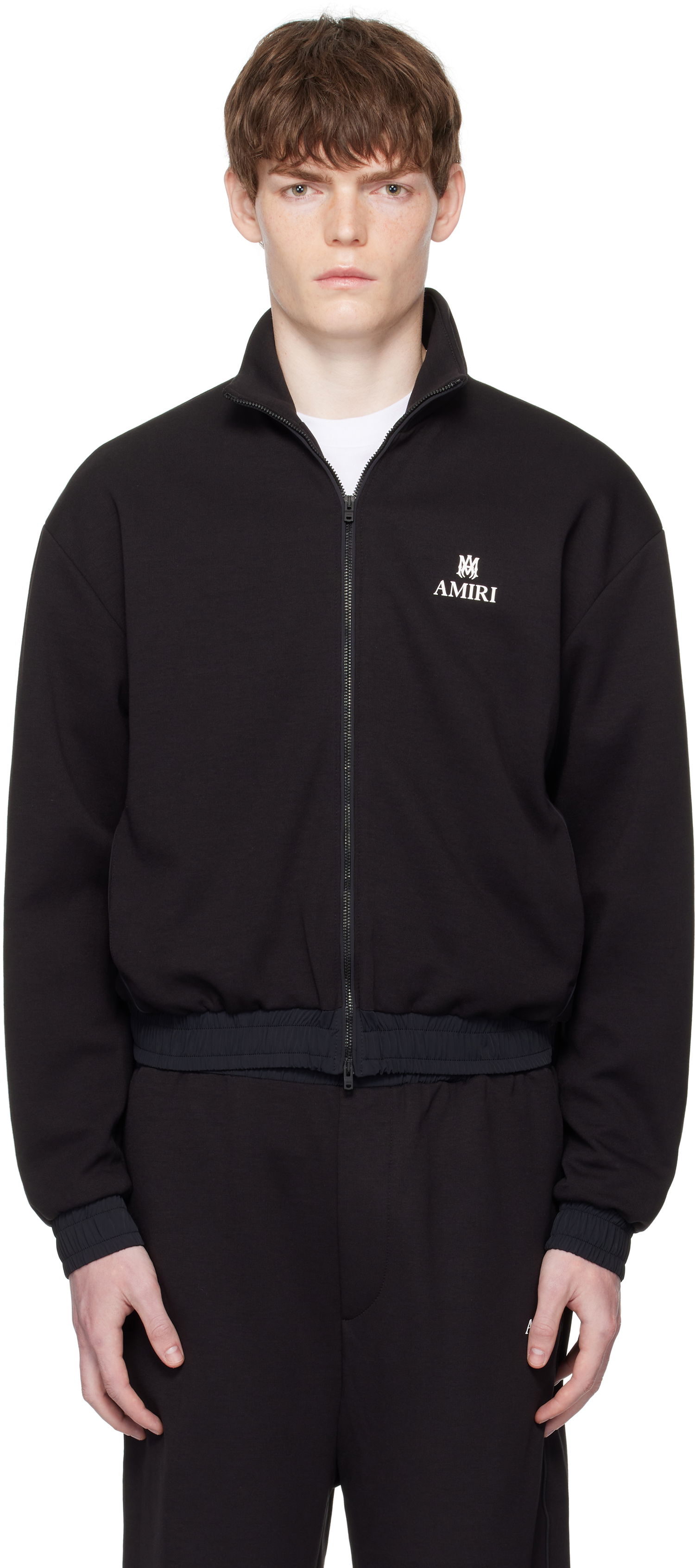 Jakke AMIRI AMIRI Lounge Track Jacket Sort | AMOUTJ1011, 0