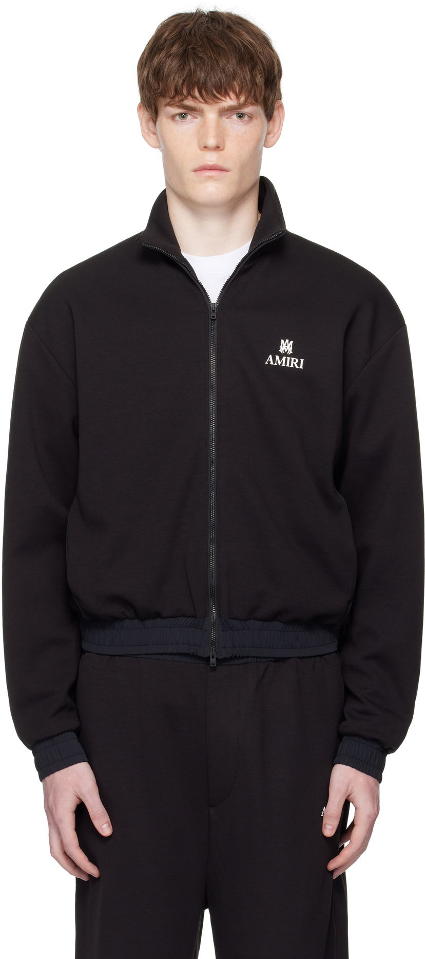 Jakke AMIRI AMIRI Lounge Track Jacket Sort | AMOUTJ1011