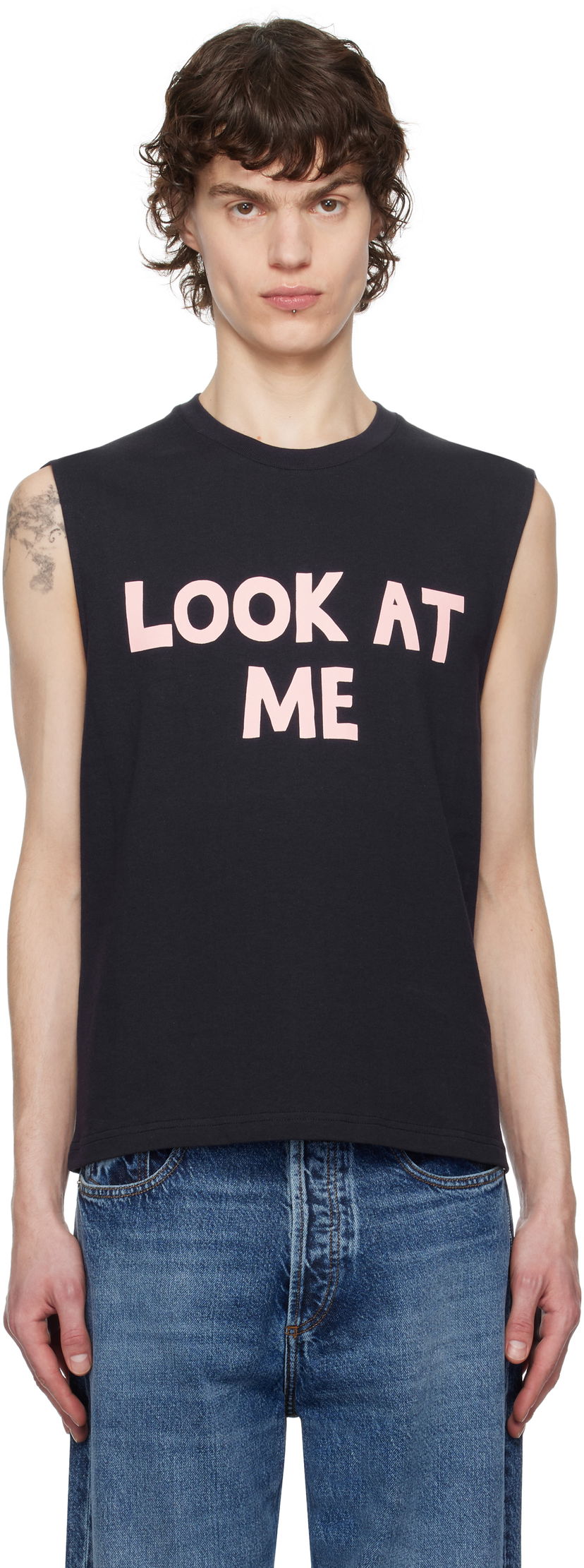 Tanktop JW Anderson JW Anderson 'Look At Me' Printed Tank Top Sort | JO0257-PG1510