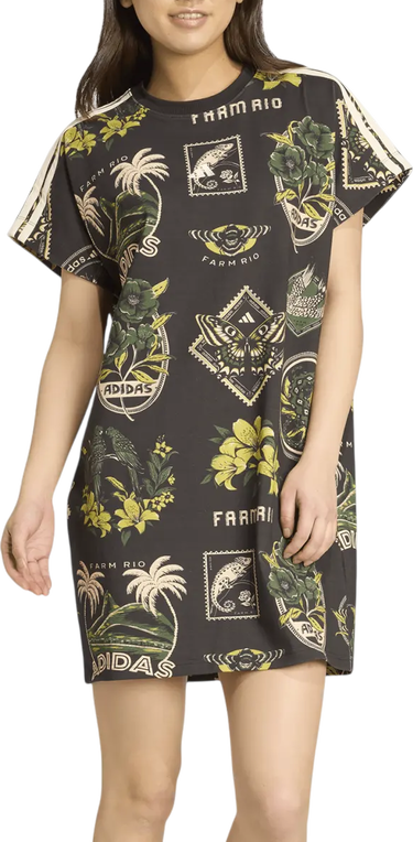 Kjole adidas Originals adidas Farm Women's T-Shirt Dress Sort | jl7004, 3