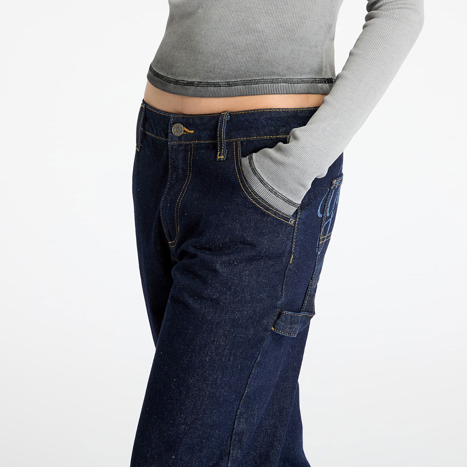 Jeans GUESS Zip Carpenter Jeans Blå | W5RG10D4XY0, 1