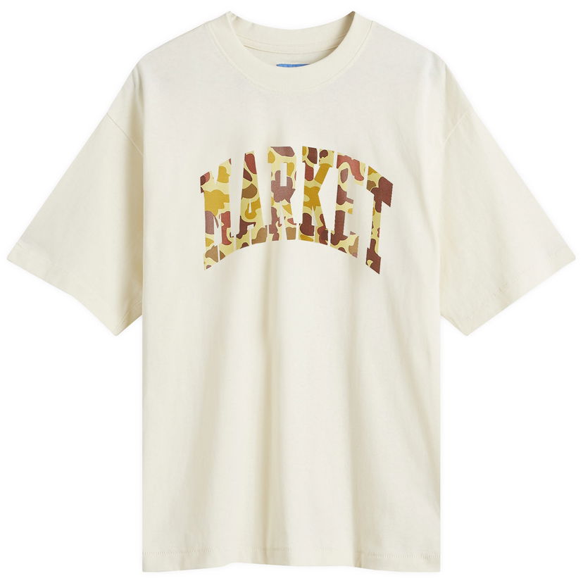 T-shirt MARKET Duck Camo Arc Beige | 399001926-ERU