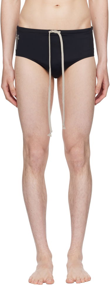 Badetøj Rick Owens Rick Owens Champion Edition Jersey Swim Briefs Sort | CM01E1692 CHJMW SWIM JERSEY, 0