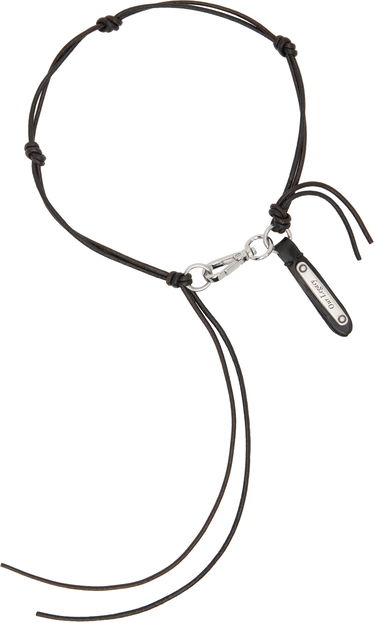 Halskæde OUR LEGACY Our Legacy Ladon Super Slim Leather Necklace Brun | A2258SFL, 0