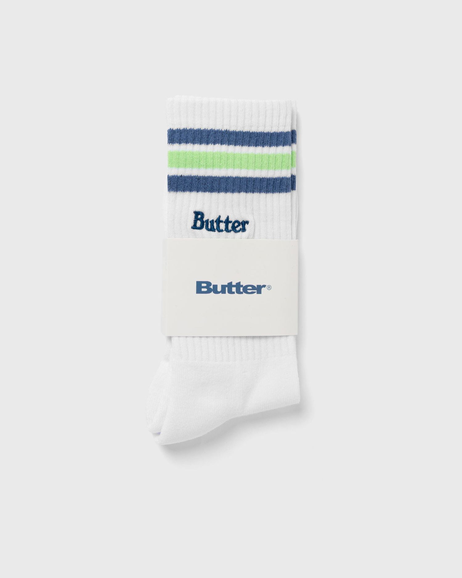 Sokker Butter Goods Crew Two-Tone Triple Stripe Socks Flerfarvet | P25316, 1