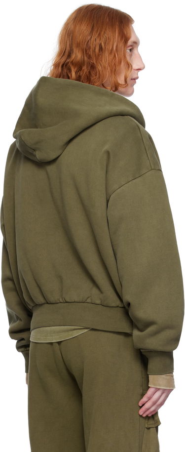 Sweatshirt Entire Studios Entire Studios Thermal Zip-Up Hoodie Grøn | ES2488MI, 2