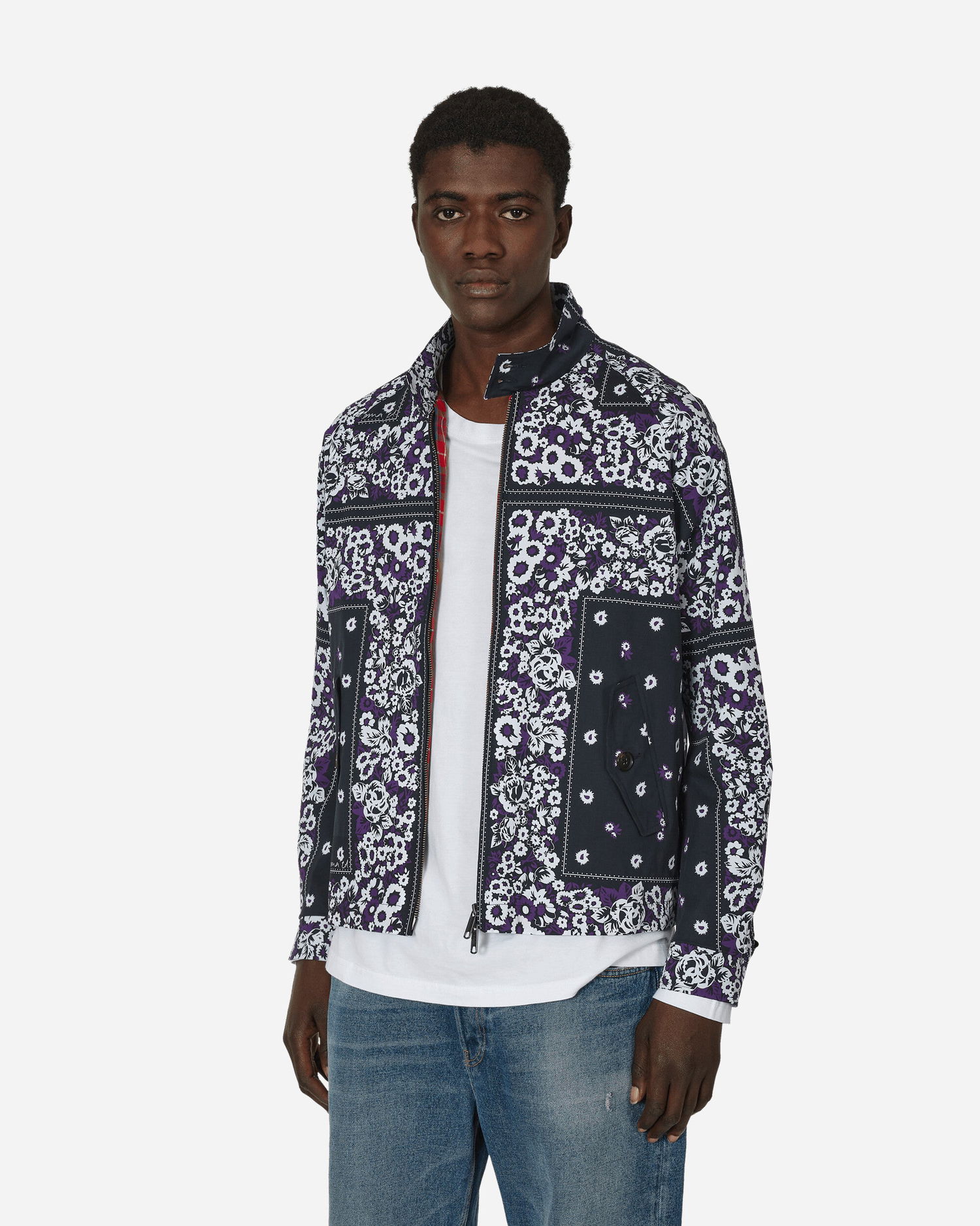 Jakke Baracuta NÒMATD G4 Bandana Jacket Dark Navy Mørkeblå | BRCPS1053 300, 1