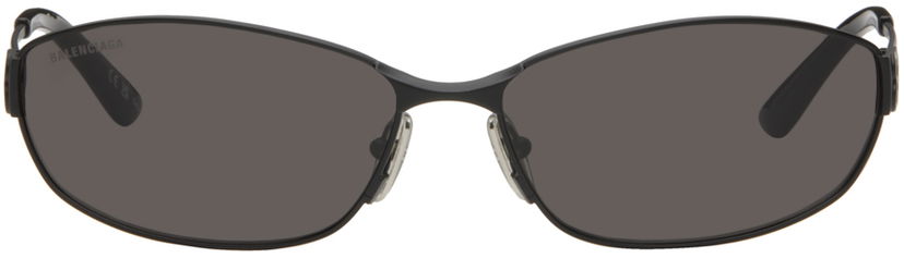 Solbriller Balenciaga Rectangular Sunglasses Grå | BB0336S