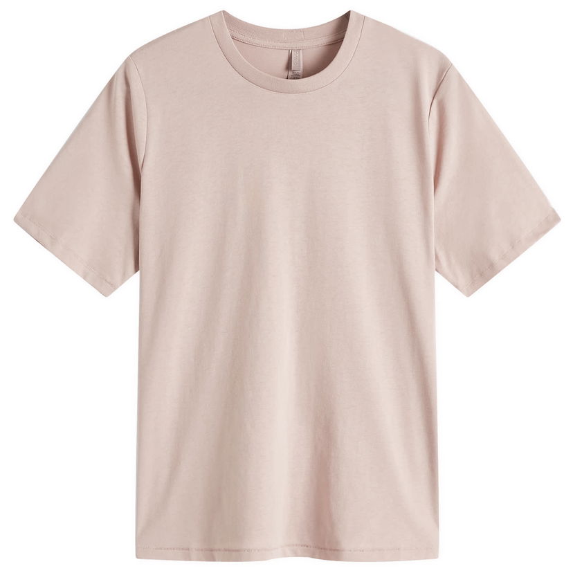 T-shirt SKIMS SKIMS Relaxed Tees T-Shirt, Size Large Lyserød | SS-STT-6975W-FAWN