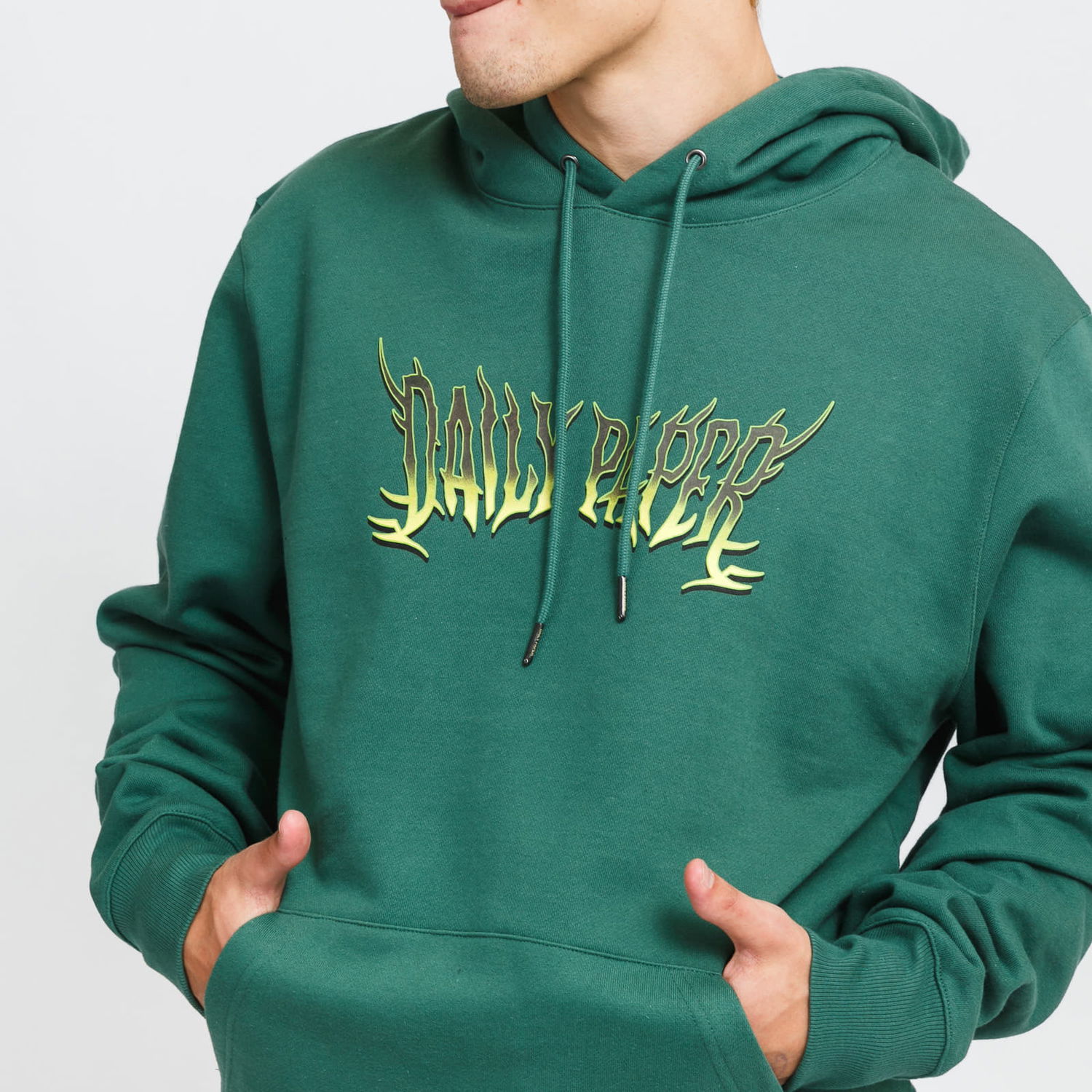 Sweatshirt DAILY PAPER Logan Hoodie Grøn | 2121011, 1