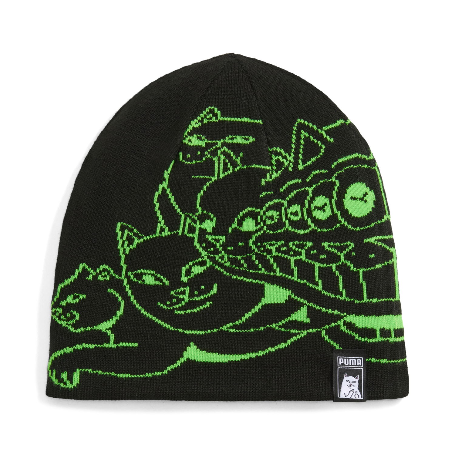 Beanie Puma PUMA x RIPNDIP Knitted Beanie with Graphic Print Sort | 026596_01, 0