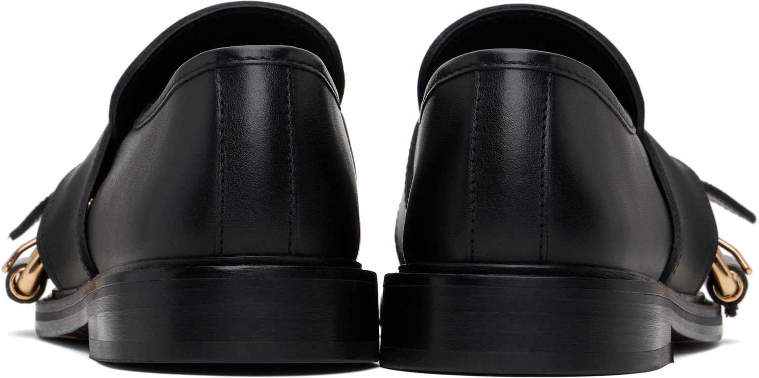Tilbehør Moschino Moschino Belted Up Loafers Sort | MA10372C1M MF5 000, 1
