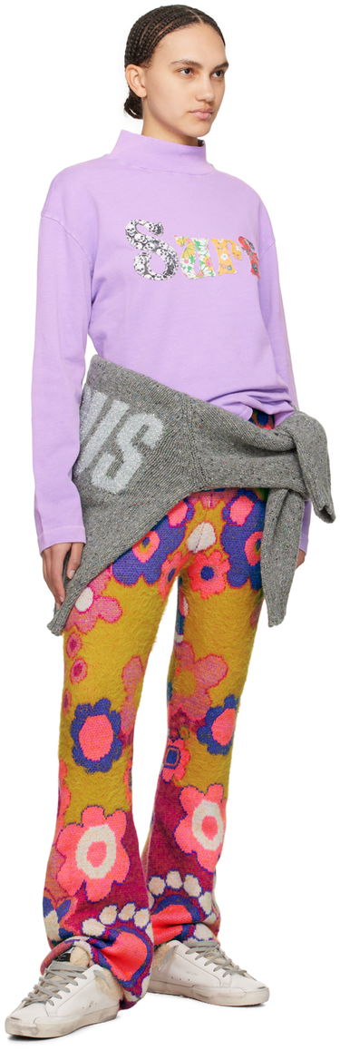 Sweatshirt ERL 'Surf' Long Sleeve T-Shirt Lilla | ERL08T009, 3