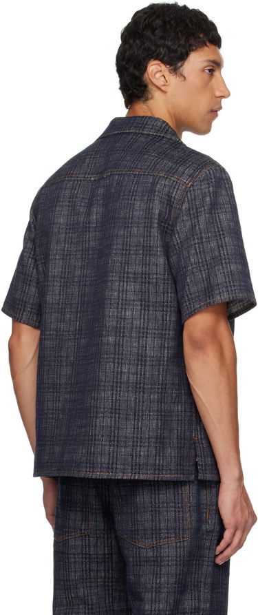 Skjorte Burberry Burberry Relaxed Fit Check Denim Shirt Blå | 8113431, 2