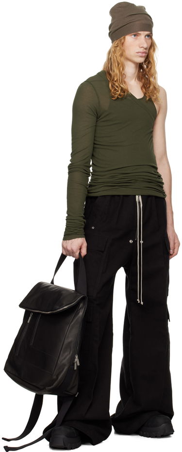 Cargo bukser Rick Owens Rick Owens Porterville Cargobelas Cargo Pants Sort | RU02D6339 TB, 3