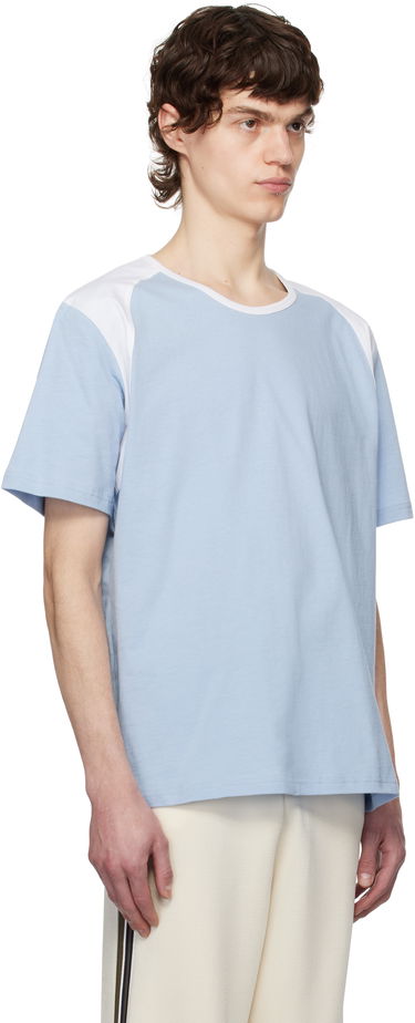 T-shirt Wales Bonner Wales Bonner Dub T-Shirt Blå | MS25JE07-JE01-400 T-SHIRT JERSEY, 1