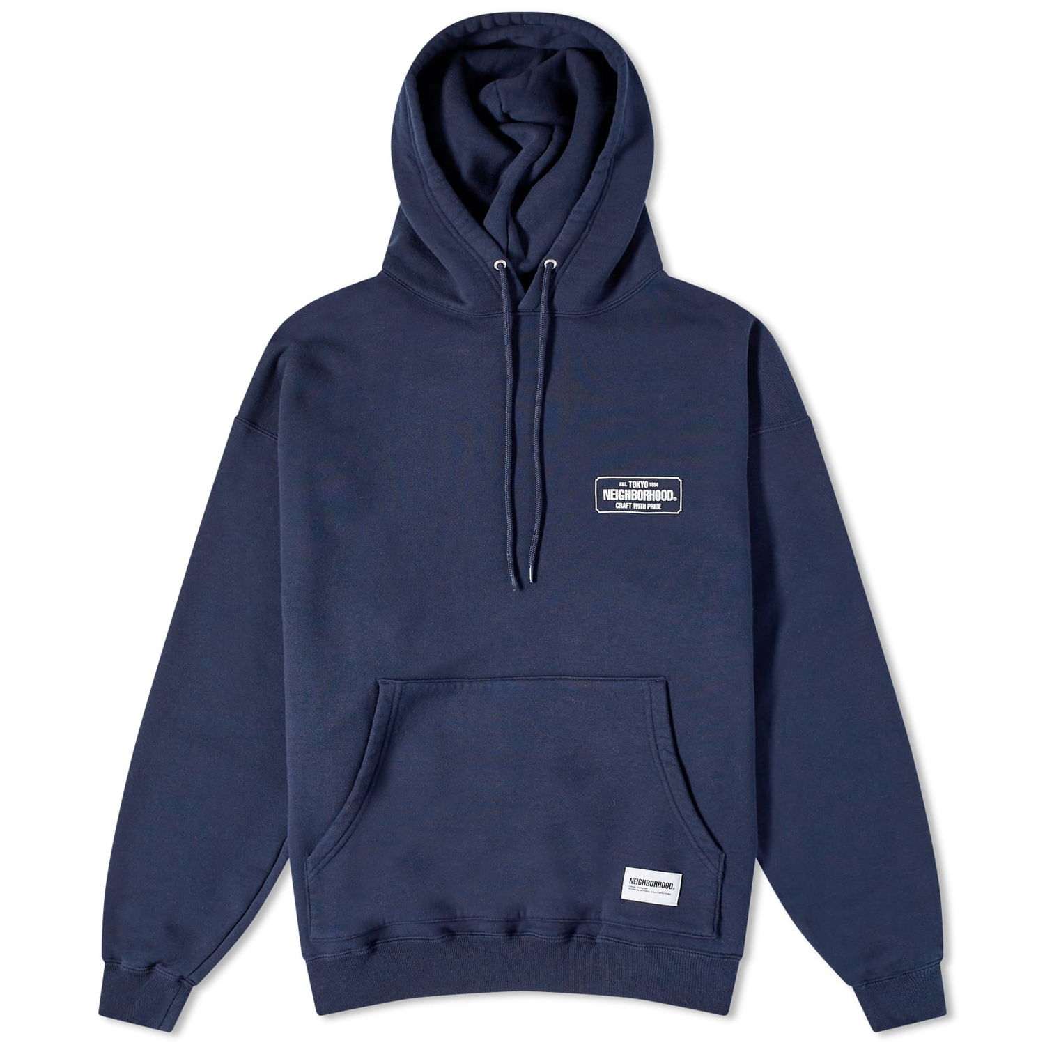 Sweatshirt Neighborhood Classic Hoodie Mørkeblå | 232UWNH-CSM03-NY, 0