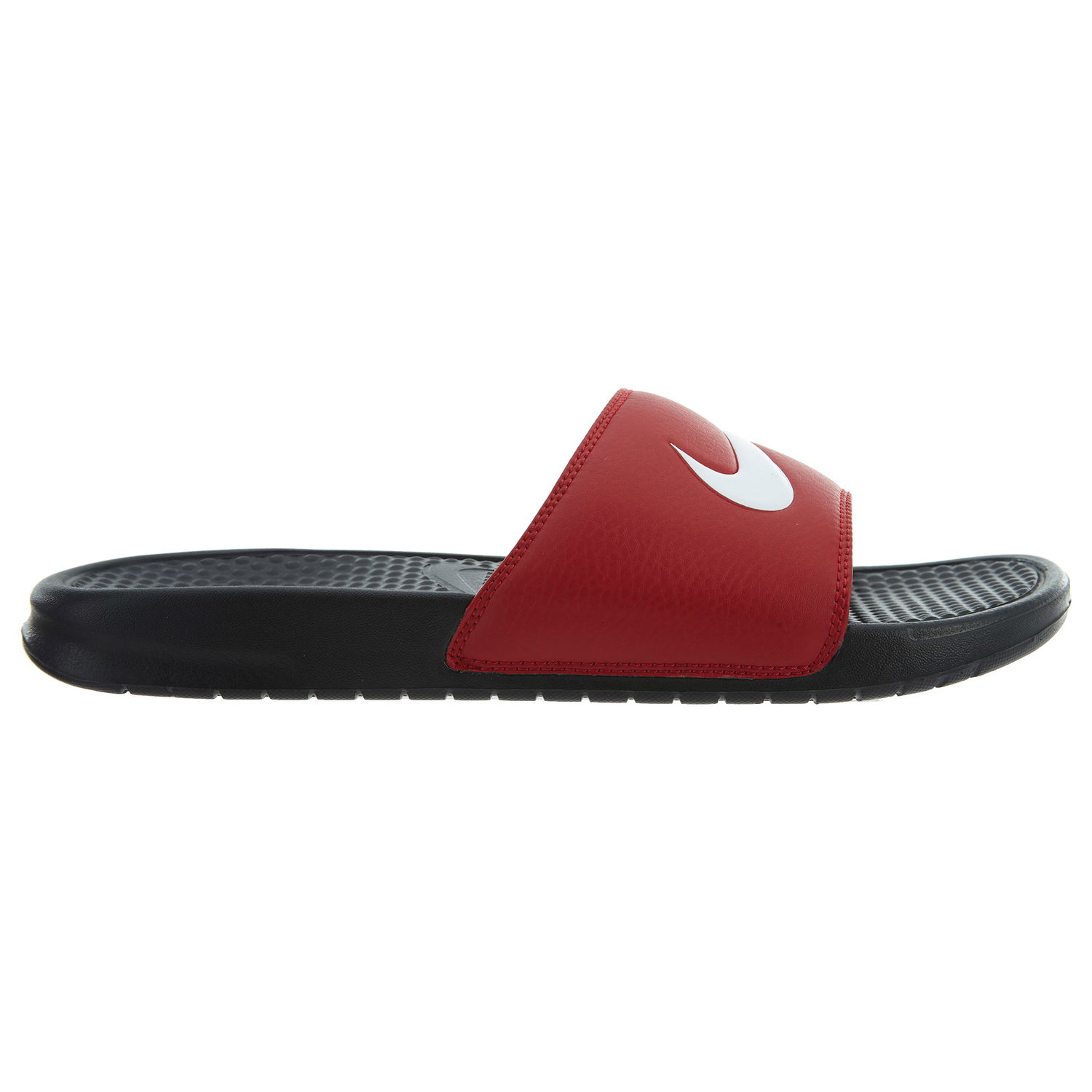 Sneakers og sko Nike Benassi Swoosh Black/White-Gym Red Sort | 312618-006, 0