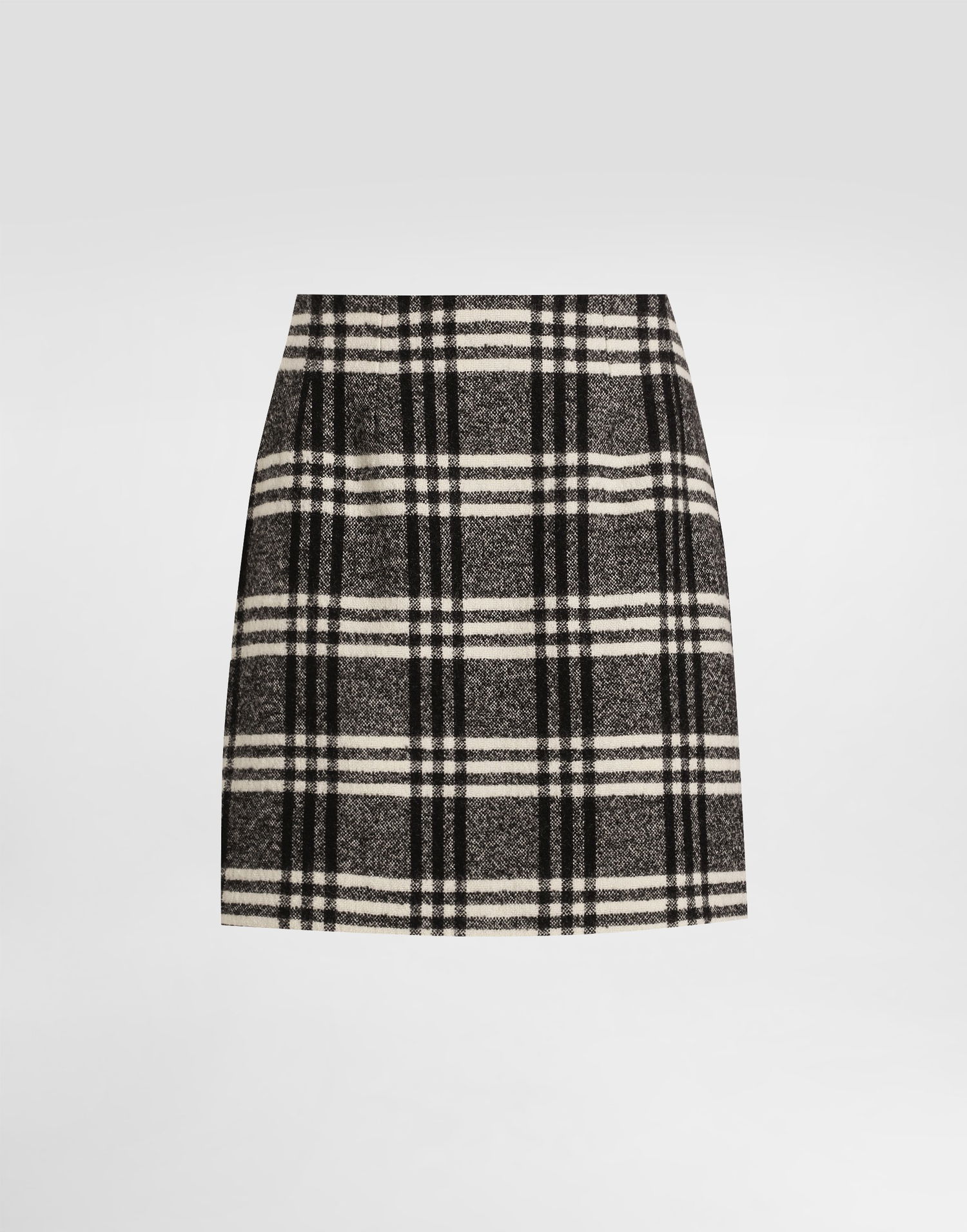 Nederdel Dolce & Gabbana Dolce & Gabbana Wool Blend Check Mini Skirt Flerfarvet | F4C6XTFQZAKS8100, 0