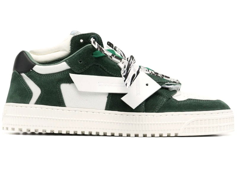 Sneakers og sko Off-White Floating Arrow Low White Green Grøn | OMIA151S21LEA0010155, 0