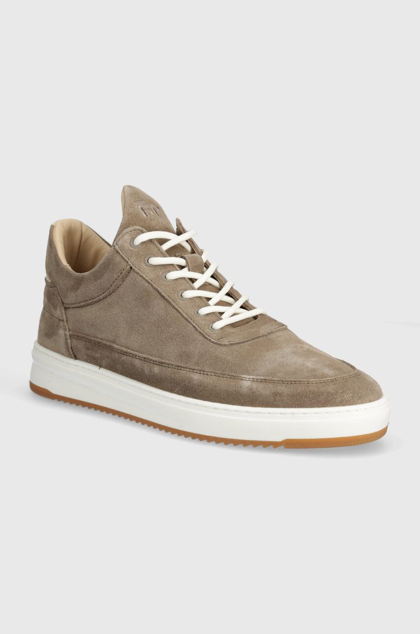 Sneakers og sko Filling Pieces Low Top Ripple Suede Beige | 25122799988, 0
