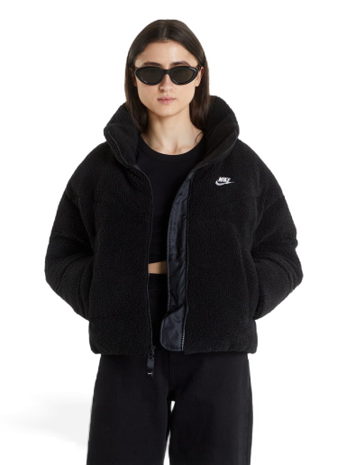 Puffer jakke Nike Therma-FIT City Series Down Hill Jacket Sort | DD4654-010