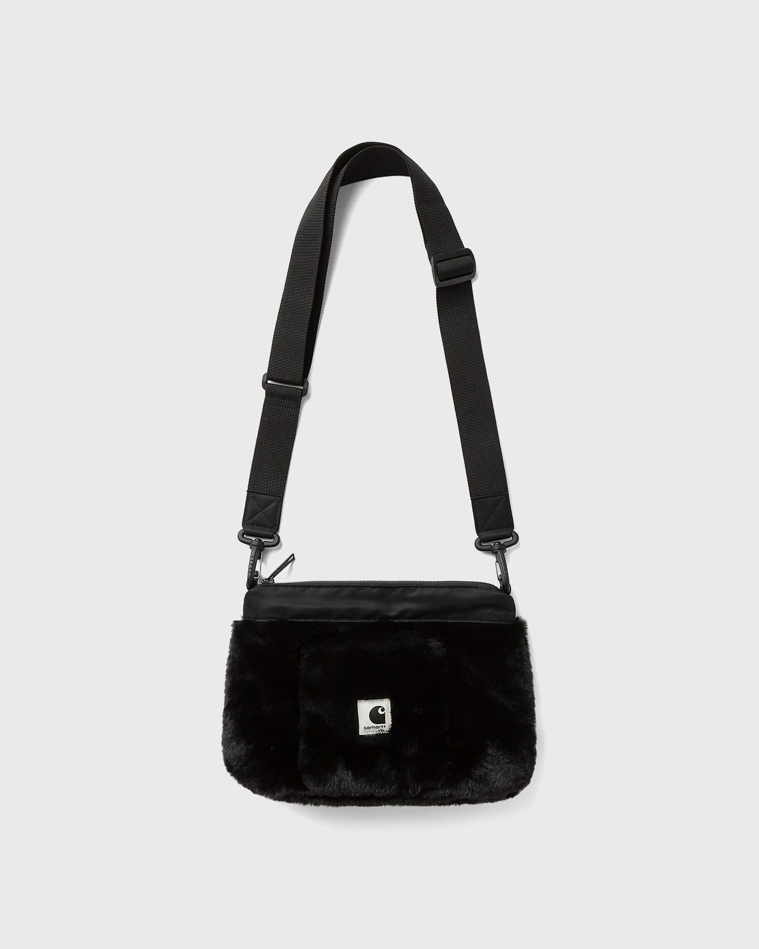 Skuldertaske Carhartt WIP Olney Faux Fur Bag Sort | I035360-89.XX, 1