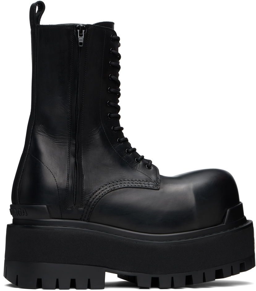 Tøj Balenciaga Balenciaga Giant Boots Sort | 813689WCDA1