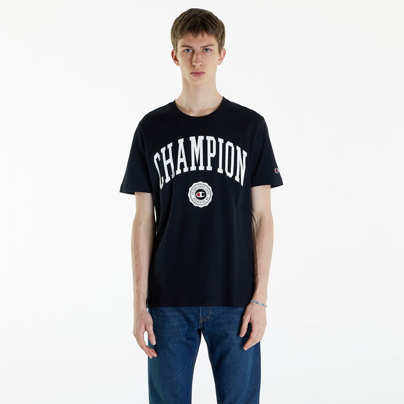 T-shirt Champion Crewneck T-Shirt Black Sort | 219852 CHA KK001