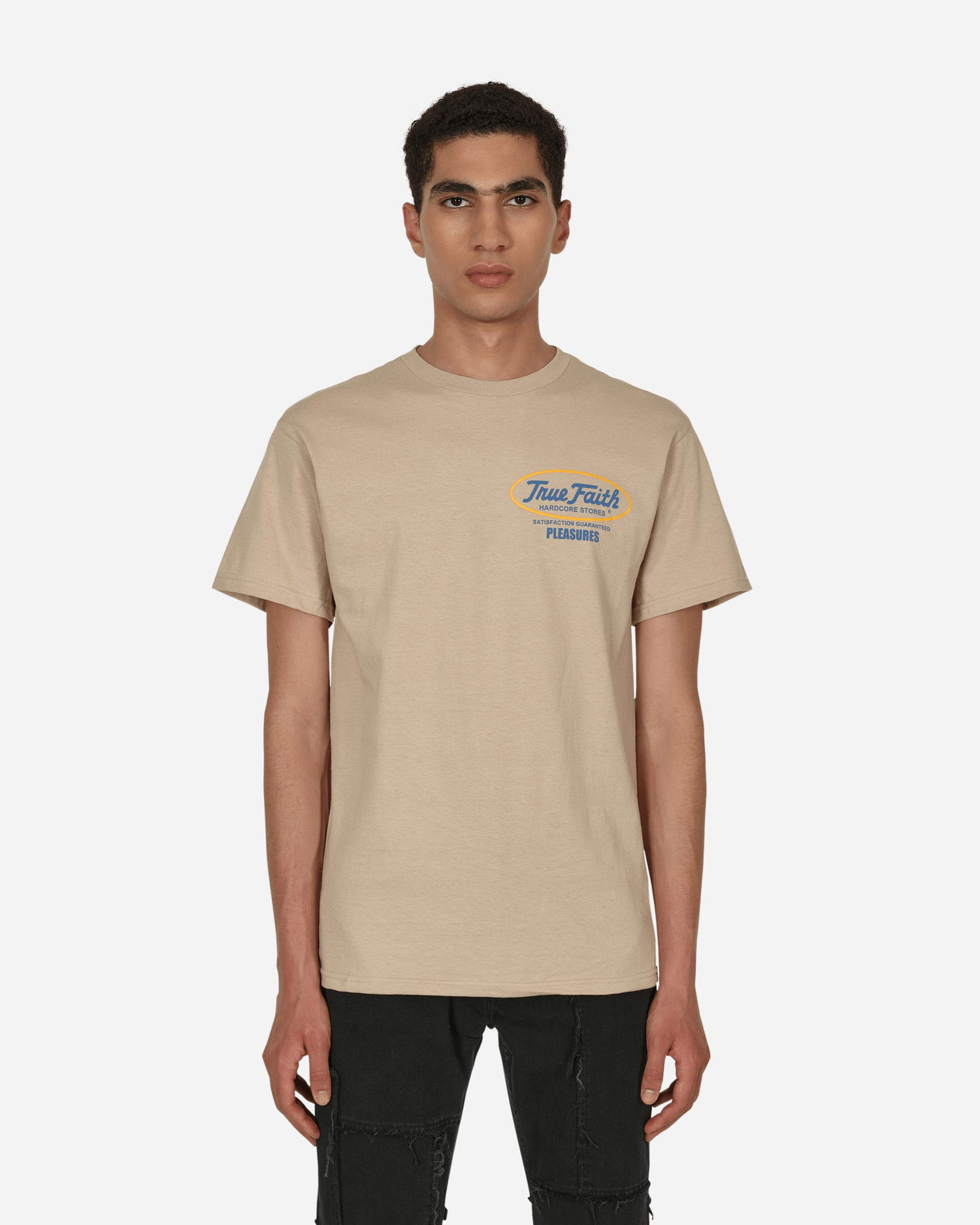 T-shirt Pleasures Faith "Sand" Beige | P22F058 SAND, 1