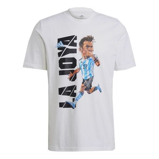 Jersey adidas Originals Dybala Icon Graphic Football T-Shirt Hvid | HA5453, 0